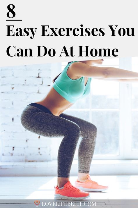 Easy at home exercises to get you working out without any special equipment. These simple body weight exercises are an excellent way to get fit. #exerciseforbeginners #fitnesstips Single Leg Glute Bridge, Glute Workouts, Workout Challenges, Workout Summer, Pregnancy Workouts, Bum Workout, Beginner Workouts, Glute Exercises, Easy Exercises