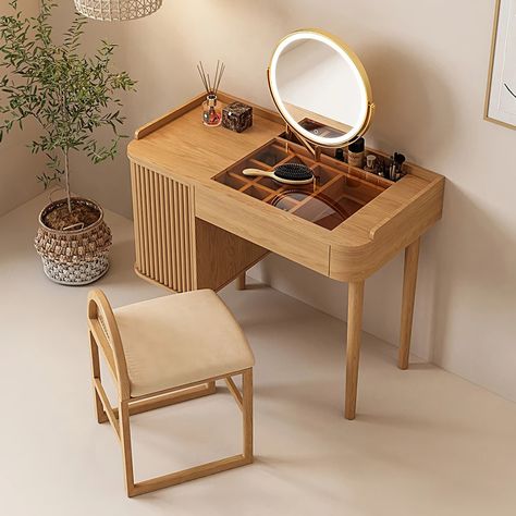 💄 Get ready in style with modern elegance! Our minimalist wood vanity dressing table comes with a mirror for the perfect beauty routine setup. 💫 #VanityGoals #DressingTable #GetReadyInStyle https://loxzry.com/modern-minimalist-wood-vanity-dressing-table-with-mirror/ Minimalist Vanity, Dressing Table With Mirror, Vanity Dressing Table, Table With Mirror, Marble Console, Wooden Construction, Makeup Table Vanity, Perfect Beauty, Dressing Area