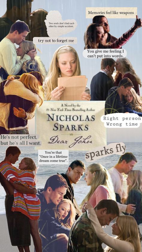 Dear John #movies #books #dearjohn #nicholassparks #rightpersonwrongtime Dear John Movie, Right Person Wrong Time, Wrong Time, Nicholas Sparks, Dear John, Once In A Lifetime, Connect With People, All I Want, Your Aesthetic