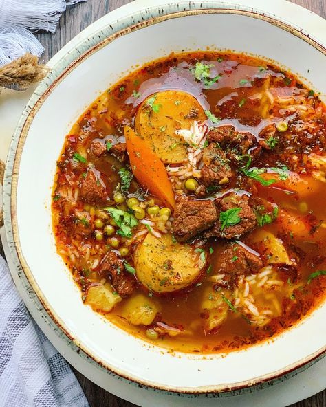 Lamb Stew Recipes, Hearty Stew, Middle East Food, Lamb Recipe, Lemon Bread, Lamb Stew, Cooked Rice, Turkish Style, Eastern Cuisine