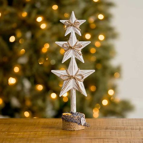 Bring the beach into your winter wonderland with this Starfish Coastal Christmas Tree! The rope detailing and distressed finish add a rustic, natural touch. Coastal Christmas Tree, Coastal Christmas, Christmas Tree Design, Tree Design, Seasonal Gifts, Starfish, Winter Wonderland, The Beach, Christmas Decorations