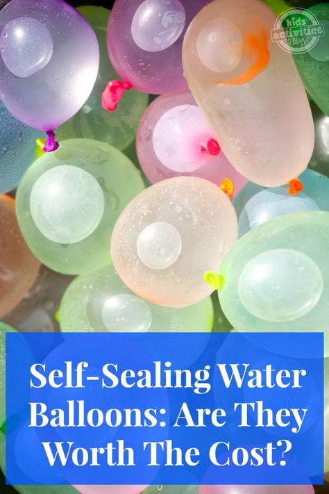 Self-Sealing Water Balloons: Are They Worth The Cost? Cheap Xmas Gifts, Play Ideas For Toddlers, Ice Play, Activities For All Ages, Sensory Activities Toddlers, Have Inspiration, Water Balloons, Play Ideas, Summertime Fun