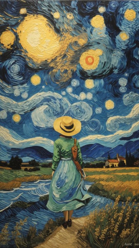 Summer Season Painting, Spaghetti Art, Lukisan Van Gogh, فنسنت فان جوخ, Van Gogh Wallpaper, Composition Painting, Diy Photo Book, Arte Van Gogh, Calf Sleeve