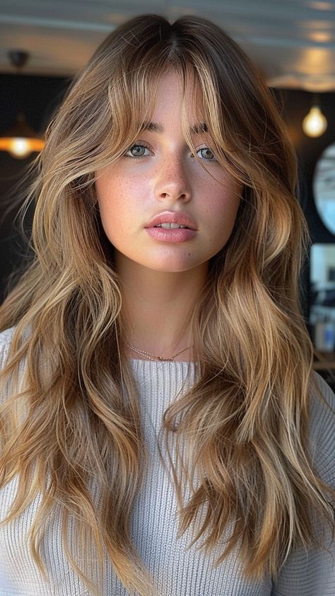 9000+ hair styles, long hair styles, hair color, Trendy and Unique Hairstyle --- Wedding Hair, Girl Hair Woman Long Hairstyle Ideas, Women With Round Faces, Haircuts For Long Hair With Layers, Thick Wavy Hair, Long Hairstyle, Long Layered Haircuts, Round Face Haircuts, Long Hair With Bangs, Penteado Cabelo Curto