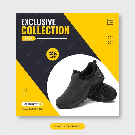 Shoes Social Media Post, Sports Banner, Shoe Poster, Ads Creative Advertising Ideas, Social Media Advertising Design, Instagram Banner, Instagram Template Design, Social Media Poster, Social Media Banner