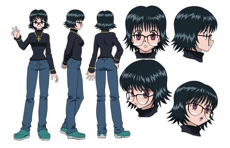 Shizuku - Hunter x hunteR Hxh Outfits Ideas Oc, Hunter Spider, Another Misaki Mei, Hunter X Hunter Shizuku, Images Hello Kitty, Hxh Characters, Hunter Anime, Character Sheet, Costume Halloween