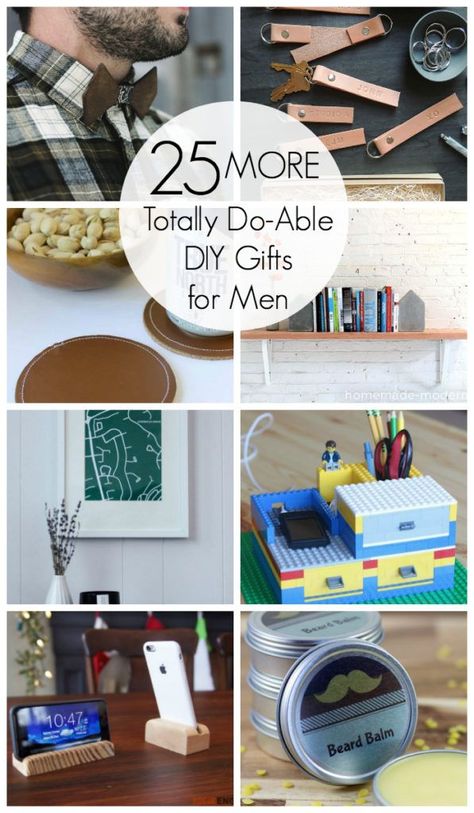 25 Amazing DIY Gifts for Men! These gift ideas will help you make something for any guy on your list - brother, boyfriend, husband, dad, grandfather, anyone! #gifts #present #DIY Diy Gift For Grandfather, Diy Gifts For Grandfather, Diy Gifts For Brother, Gifts For Men Diy, Drill Holder, Diy Gifts For Men, Mindset Growth, Personal Gifts, Saran Wrap