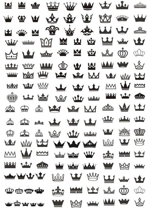 Herz Tattoo Klein, King Crown Tattoo, Small Crown Tattoo, Vegas Tattoo, Pola Tato, Heartbeat Tattoo, Crown Drawing, Tato Henna, Crown Tattoo Design