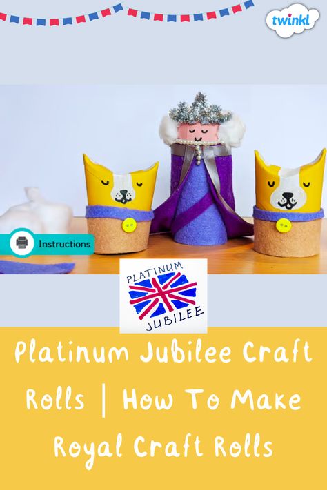 Corgi Crafts For Kids, Scepter Craft, Queen Elizabeth Kids, Role Play Activities, Corgi Party, Coronation Ideas, Dinner Party Centerpieces, Christmas Tree Festival, Family Resources