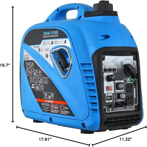 Portable Dual Fuel Quiet Inverter Generator with USB Outlet & Parallel Capability, CARB Compliant, Inverter Generator, Usb Outlet, Fuel, Outlet, Better Living