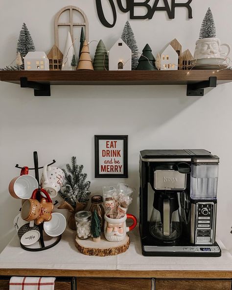 Christmas coffee bar ideas