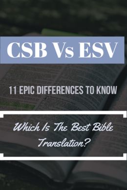 CSB Vs ESV Bible Translation: (11 Major Differences To Know) Bible Translation Comparison, Best Bible Translation, Csb Bible, Esv Study Bible, Isaiah 12 2, Isaiah 12, Fear And Trembling, Esv Bible, Study Scripture