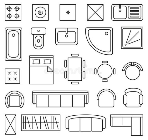 Interior Design Symbols Floor Plans, Floor Plans Drawing Hand, Architecture Furniture Drawing, How To Draw Interior Design, Interior Designer Drawing, Easy Floor Plan Drawing, How To Draw A Floor Plan, How To Draw House Plans, How To Draw Floor Plans