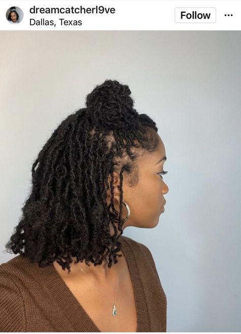 Traditional Locs With Curly Ends, Thick Micro Locs, Sister Locs Hairstyles, Locs On 4c Hair, Small Locs Black Women, Small Locs, Micro Locs, Sister Locs, Short Locs Hairstyles