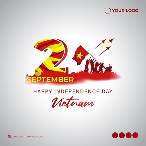 Vietnam Independence Day, Nail Cartoon, Spa Poster, Vietnam Art, 2 September, National Day, Happy Independence Day, Beauty Spa, Facebook Posts