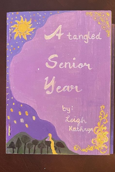 Senior box idea aesthetic #2023 #senior #seniorboxes #seniorbox #aesthetic #tangled #disneyarts #art #craft #painting #paintingart #bookbox #treasure #rapunzel #rapunzelart #artidea Senior Boxes 2024, Rapunzel Senior Parking Spot, Senior Box Ideas 2025 Disney, Tangled Senior Parking Spot, Tangled Parking Spot, Senior Box Ideas 2024, Senior Box Ideas Painted, Senior Boxes 2025, Senior Year Memory Box Ideas