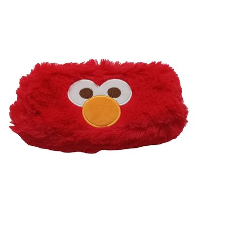 H100 X W200 X D45mm Material: Polyester Seaseme Street, Sesame Street, Zipper Pouch, Cosmetic Bag, Zipper, Bag Lady, Pouch, Red, Color