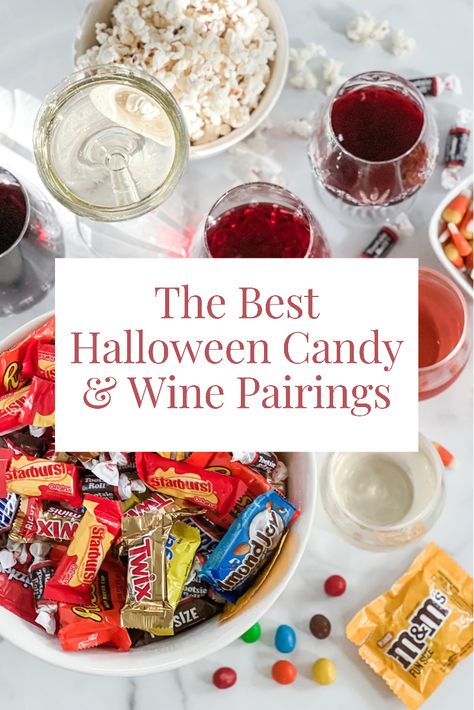 Over 50 Candy & Wine Pairing Combinations to Try for Halloween (or any time... lol) Halloween Wine Pairing, Wine Candy Pairing, Wine And Halloween Candy Pairing, Halloween Wine Party Ideas, Halloween Candy Pairings, Candy And Wine Pairings, Halloween Candy Wine Pairing, Halloween Candy And Wine Pairing, Wine And Candy Pairing