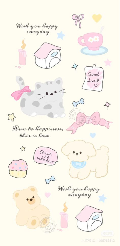 Adorable Aesthetic Wallpaper, Wallpaper Wa Aesthetic Pastel, Soft Wallpaper Aesthetic Pastel, Drawing Coquette, Karakter Sanrio, Wallpaper Wa, Iphone Wallpaper Classy, Happy Wallpaper