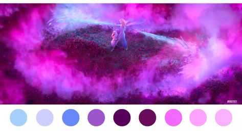 Frozen Theme Room, Frozen Themed Bedroom, 2 Color Palette, Bedroom For Girls Kids, Movie Color Palette, Cinema Colours, Disney Princess Elsa, Frozen Theme, Design Seeds