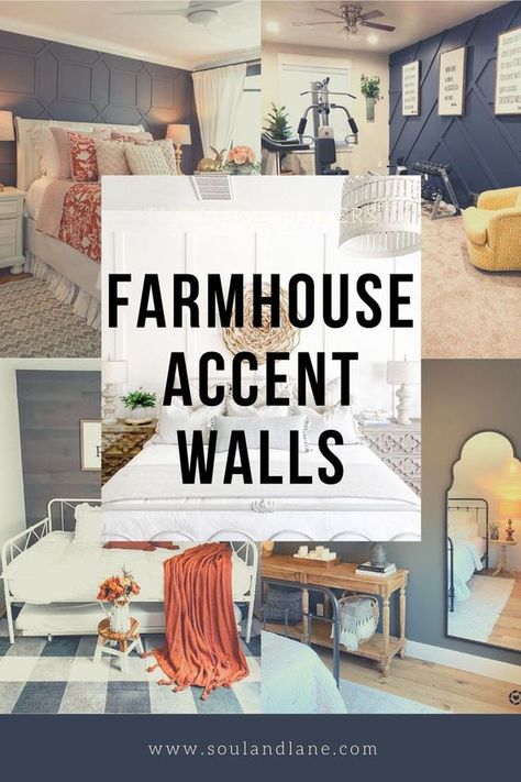 Farmhouse Bedroom Wallpaper, Wallpaper Accent Wall Entryway, Accent Wall Farmhouse, Wallpaper Living Room Accent Wall, Farmhouse Accent Wall, Shiplap Living Room, Bedroom Wallpaper Accent Wall, Wood Walls Bedroom, Accent Wall Entryway