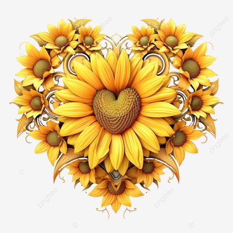 unflower art fantasy heart ai generated heart rose fantasy png Flower Images Beautiful, Fantasy Png, Autumn Sunflowers, Png Rose, Sunflower Heart, Sunflower Love, Dog Memorial Tattoos, Sublimacion Ideas, Sunflower Clipart