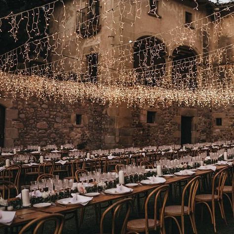 Wedding Chicks® on Instagram: “Wedding nights like these 📸: @serfincastillo, lights: @artificeevents | Tag someone who would love this #receptiondecor ✨✨✨” Dinner Under The Stars, Night Under The Stars, Dinner Event, Instagram Wedding, Big Night, Wedding Chicks, Elephant Wedding, Wedding Night, Under The Stars