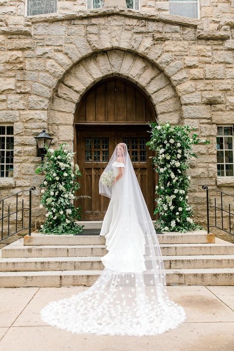 Bride Styled Shoot, Sacred Heart Cathedral, Wedding Timeless, Long Veil Wedding, Cathedral Wedding, Raleigh Wedding, Spring Wedding Inspiration, Nc Wedding, Appreciation Post