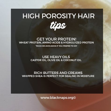 Tips for high porosity hair High Prosperity Hair, High Porosity Hair, Natural Hair Regimen, Low Porosity Hair Products, Natural Hair Care Tips, Hair Regimen, Hair Porosity, Healthy Natural Hair, Black Hair Care