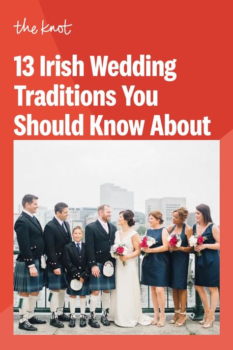 Traditional Irish Wedding, Irish Wedding Decorations, Celtic Wedding Traditions, Irish Wedding Dresses, Irish Wedding Vows, Scottish Wedding Traditions, Ireland Wedding Dress, Irish Themed Weddings, Irish Wedding Blessing