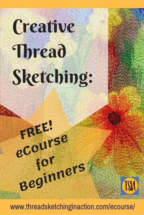 Machine Thread Painting, Thread Painting Free Motion, Fabric Art Tutorials, Sewing Machine Drawing, Thread Sketching, Collage Quilts, Machine Embroidery Tutorials, Art Quilting, Applique Art