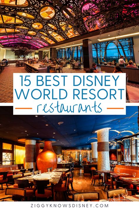 Disney Restaurants 2023, Must Eat Restaurants At Disney World, Wdw Restaurants, Best Disney Hotels, Disney Nights, Restaurants At Disney World, Best Disney World Resorts, Best Disney Restaurants, Dining At Disney World