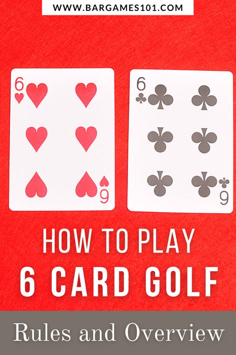 How To Play Golf Card Game, Card Game Golf, Speed Card Game, Golf Terms, Golf Card Game, Quiet Games, Family Card Games, Learn And Play, Minute To Win It Games