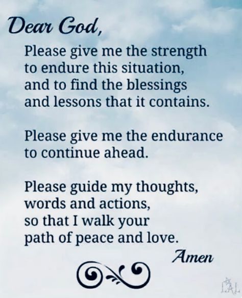 A prayer for inner strength. 🙏 Prayer For Comfort, Pray For Strength, Prayers For Hope, Prayers Of Encouragement, Prayer For Guidance, Sympathy Quotes, Prayer For Peace, Prayers For Strength, Spirit Quotes