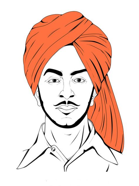 Bhagat Singh. Bhagat Singh Birthday, Bhagat Singh Quotes, Bhagat Singh Wallpapers, Freedom Fighters Of India, Indian Army Quotes, Indian Freedom Fighters, Indian Army Wallpapers, Indian Flag Wallpaper, Bhagat Singh