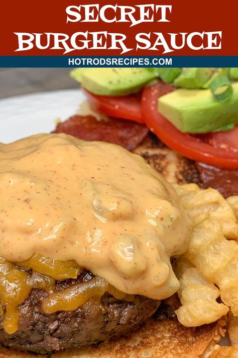 My Secret Burger Sauce is my attempt a recreating the Big Mac Sauce made famous by McDonald's. This is one great sauce for your burger! Secret Burger Sauce, Hamburger Sauce, Burger Sauces Recipe, Big Mac Sauce, Mac Sauce, Dry Rubs, Homemade Sauce Recipes, Diner Recipes, Homemade Burgers