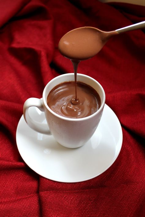 The Stay At Home Chef: Decadently Thick Italian Hot Chocolate Italian Hot Chocolate, Stay At Home Chef, Hot Cocoa Recipe, Cocoa Recipes, Slow Cooker Desserts, Chocolate Caliente, Hot Chocolate Recipes, Chocolate Drinks, Keto Dessert