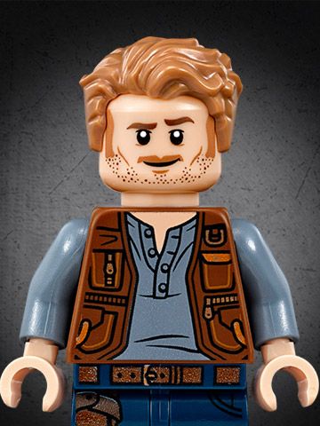 Owen Grady - LEGO Jurassic World Characters - LEGO.com for kids - US Fête Jurassic Park, Jurassic World Characters, Lego Ninjago Minifigures, Owen Grady, Jurassic Park Party, Lego Shop, Lego Jurassic, Lego Jurassic World, Lego Custom Minifigures