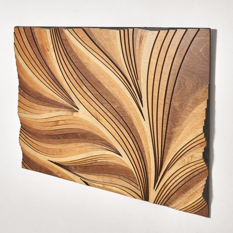 Metal And Wood Art, Acoustic Wall Panel, Parametric Wall, 3d Wood Wall, Sound Diffuser, Sculpture Abstract, Wall Art 3d, Wood Wall Sculpture, Thick Layers