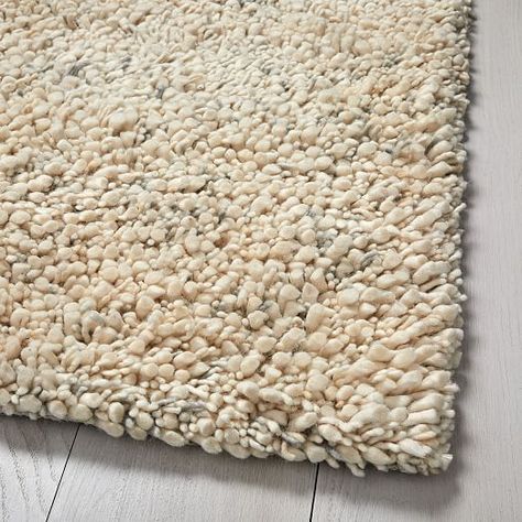 Bello Shag Wool Rug | west elm Pitloom Rugs, Wool Shag Rug, Clinton Hill, Basement Inspiration, Space Rugs, Modern Wool Rugs, Solid Color Rug, Rug Ideas, Textile Wall Art