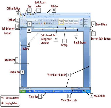 EZCopy Lyrics: PARTS OF THE MICROSOFT WORD 2007 SCREEN AND THEIR ... Computer Worksheet, Microsoft Word Lessons, Free Song Lyrics, Tech Knowledge, Teaching Computers, Scroll Bar, Computer Photo, Microsoft Excel Tutorial, Computer Learning