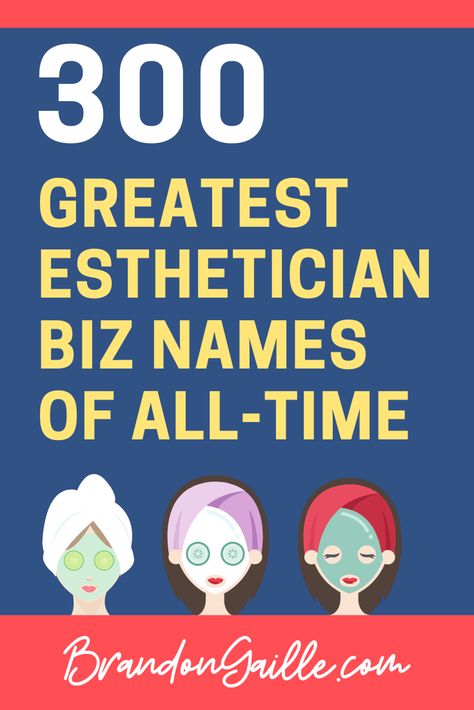 Ency Esthetics Euro Institute of Skin Care Eyebrows to Die For Five Years Younger Facial Guidance to Glow Skin Care Hollywood Makeup LA Eve Skin Care Spa Uniform Estheticians, Esthetician Business Names, Catchy Beauty Salon Names, Esthetician Uniform, Best Company Names, Esthetician Tattoo, Esthetician Room Ideas, Esthetician Logo, Botox Quotes