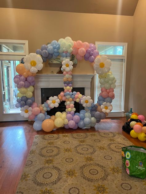 Peace Out Party Ideas, How To Make A Peace Sign Balloon Arch, Diy Peace Sign Decor, Groovy Birthday Party Backdrop, Peace Balloon Arch, Peace Sign Balloon Arch Diy, Peace Party Theme, Peace Out Single Digits Im 10 Party Ideas, Groovy Party Decorations Ideas