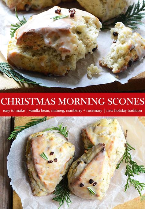 Christmas Scones, Rosemary Scones, Morning Christmas, Christmas Morning Breakfast, Scones Recipe, Christmas Breakfast, Scone Recipe, Christmas Morning, Christmas Baking