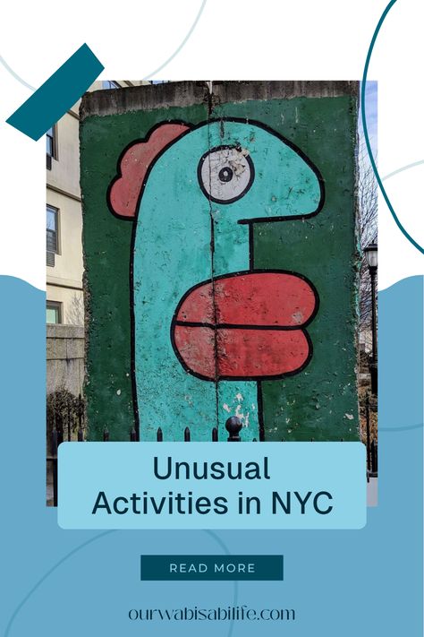 Are you ready to discover the unusual side of New York City? Beyond the usual tourist spots, this incredible city offers a list of weird things to do that make every visit memorable. From exploring the infamous Berlin Wall replica in Battery Park to other quirky attractions that keep you entertained, your adventure awaits! Whether you're planning a visit or just daydreaming of NYC, dive into this fun exploration of the unique experiences and workflows that make New York a one-of-a-kind destination. Break free from the ordinary today! To Do In New York, Battery Park, Unique Experiences, Berlin Wall, Weird Things, Tourist Spots, Break Free, Infamous, Adventure Awaits