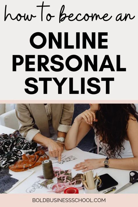 Want to become an online personal stylist and turn your love for fashion into a full-time business? Read on to learn the steps for starting a fashion stylist business: How To Become A Personal Stylist, Personal Shopper Business, Outfit Creator, Personal Fashion Stylist, Outfit Planner, Business Branding Inspiration, Online Stylist, Name For Instagram, What To Sell