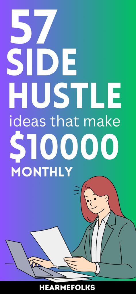 Side Hustle Jobs, Creative Jobs, Side Hustle Ideas, Money Making Jobs, Extra Money Online, Online Side Hustle, Social Media Jobs, Side Jobs, Hustle Ideas