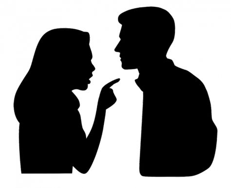 View full size Couple Arguing Silhouette - Wife And Husband Silhouette Clipart  and download transparent clipart for free! Like it and pin it. Angry Women, Couple Silhouette, Christmas Gifts For Husband, Marriage Relationship, Free Clipart, Travel Alone, Best Places To Travel, Free Illustrations, Free Pictures