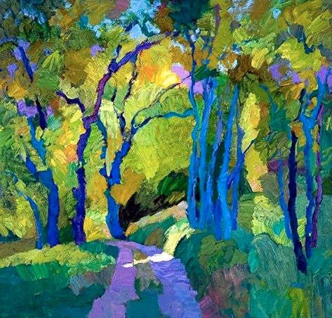 Larisa Aukon, Fauvist Art, Fauvism Art, Peisaj Abstract, Landscaping Business, Arte Indie, Soyut Sanat Tabloları, Landscape Art Painting, Fauvism