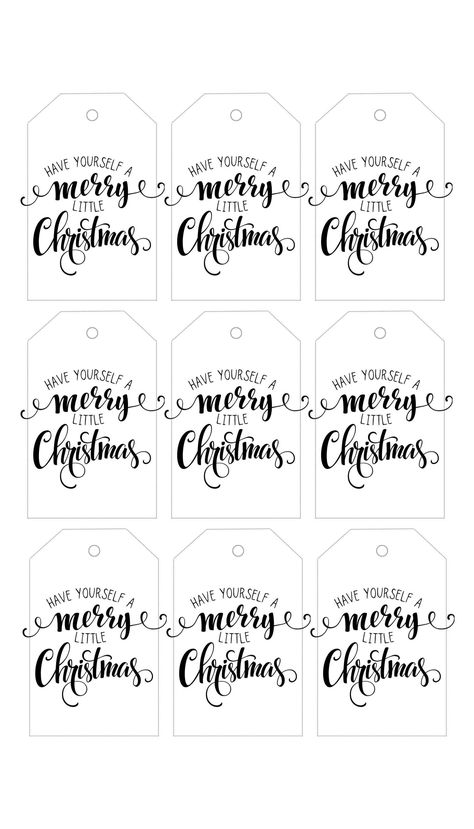 Have Yourself a Merry Little Christmas Gift Tags (Free Printable) | The DIY Mommy Christmas Gift Tags Free Printable, Merry Christmas Printable Tags, Gift Tags Free Printable, Free Christmas Tags Printable, Free Printable Christmas Gift Tags, Christmas Gift Tags Free, Merry Christmas Printable, Christmas Tree Gift Tags, Christmas Gift Tags Diy